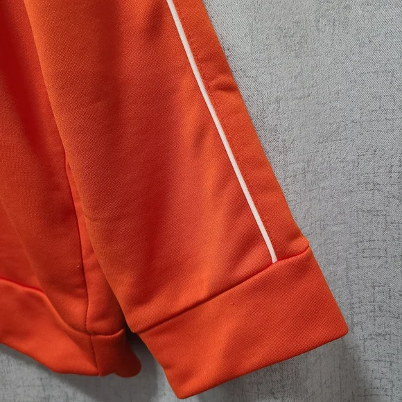 Adidas Orange Quarter-Zip Pullover - Picture 7 of 11